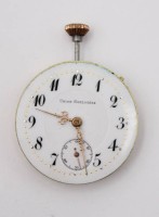 Auktion 363<br>kl. Taschenuhrwerk, Union Horlogére, älter, Kronenaufzug, Werk steht, ca. D-2,7cm