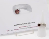 Auktion 371<br>925er Silber-Ring, , 7,1gr., RG 50/51, Zertifikat anbei