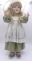 Auktion 363 / Los 12014 <br>gr. Sonneberg Puppe, Schelmenaugen, Mamastimme, H-72 cm, bespielte Erhaltung