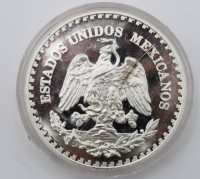 Auktion 363 / Los 6037 <br>gr. Silber-Medaille, Mexiko, 5 Unzen, 1987, gekapselt, ca. D-7cm