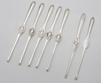 Auktion 363 / Los 11050 <br>7x Hummergabeln, 5x BSF 90er, 2x diverse Hersteller, ca. L-19cm