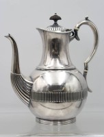 Auktion 363<br>englische Kaffeekanne, London, Plated, ca. H-24cm, gute Erhaltung