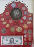 Auktion 363<br>1975 Kennedy Mint Bicentennial Collection display, gerahmt, RG 40 x 33cm