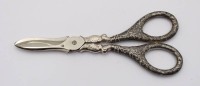 Auktion 363<br>Traubenschere, 830er Silbergriffe, ca. L-13,5cm