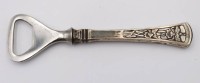 Auktion 363<br>Flaschenöffner, Silbergriff, Dänemark 1945, L-14,3cm