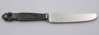 Auktion 363<br>kl. Messer, Georg Jensen, Acorn, Silbergriff, L-11,7cm