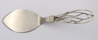 Auktion 363<br>Pastetenheber, Silbergriff, Dänemark , älter, L-19cm, 1x Lötstelle gelöst