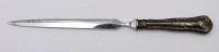 Auktion 363<br>Brieföffner, Silbergriff, COHR, Dänemark, L-17cm