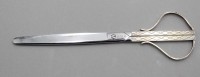 Auktion 363<br>Schere, 925er Silbergriffe, L-23,7cm,