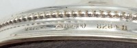 Auktion 363<br>Silber-Kerzemhalter-800- "Wilkens" Bremen, 1a Zustand, Stand gefüllt, H-12 cm, 287 gr.