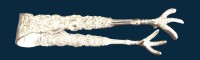 Auktion 363<br>kl. Zuckerzange, Silber-800- mit Hühnerkrallen, L-0,5 cm, 27 gr.