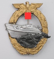 Auktion 363<br>Ein Schnellboot-Kriegsabzeichen der Kriegsmarine 2.WK,