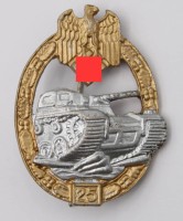 Auktion 363<br>Ein Panzerkampfabzeichen für 25 Einsätze / 2.WK 