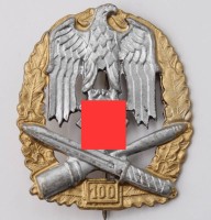 Auktion 363<br>Allgemeines Sturmabzeichen für 100 Einsätze , 2.WK