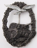 Auktion 363<br>Luftwaffe Panzerkampfabzeichen , 2.WK
