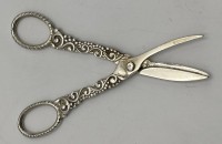 Auktion 363<br>Traubenschere, komplett Silber-800-, L-13 cm, 43 gr.