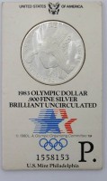 Auktion 363<br>US Silber-Dollar 1983, neu  in Blister