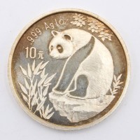 Auktion 363<br>10 Yuan, Panda 1993, Feinsilber, 1 Unze