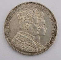 Auktion 363<br>Krönungsthaler 1861-Wilhelm und Augasta, Preussen