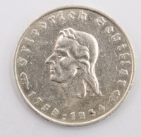 Auktion 363<br>5 Reichsmark 1934, Friedrich von Schiller
