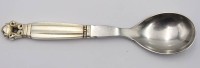 Auktion 363<br>Löffel, Georg Jensen, Acorn, Sterlinggriff, L-15,7cm