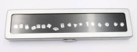 Auktion 363<br>Etui mit 18 Steinschliff Mustern, keine Edelsteine!