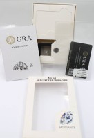 Auktion 363 / Los 1199 <br>Moissanite im Princess Cut, ca 1 Karat, Zertifikat anbei