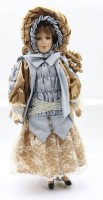 Auktion 363<br>Künstlerpuppe, ungemarkt, ca. H-45,5cm