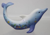 Auktion 363 / Los 9033 <br>Delphin, Goebel, Charlotte di Vita, H-9cm L-17cm