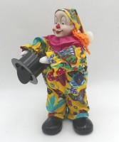 Auktion 363 / Los 16034 <br>Spieluhr "Clown" Werk läuft, H-24 cm,