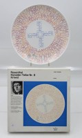 Auktion 368<br>K&uuml;nstlerteller, Rosenthal galerie, Nr. 8, Kriwet, D-25,5cm, OVP
