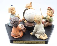 Auktion 363 / Los 9038 <br>Goebel, Millenium-Edfition, Rund um die Welt, 7tlg., ca. H-12cm D-23cm