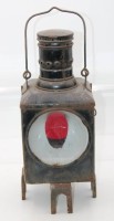 Auktion 367<br>alte Eisenbahnlampe, &auml;lter, ca. H-47cm