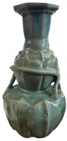 Auktion 363 / Los 15527 <br>Kunstkeramik-Vase, wohl China? H-20 cm