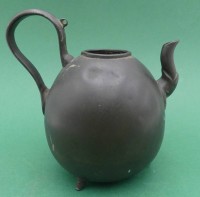 Auktion 363 / Los 15552 <br>Metall Teekanne, Deckel fehlt, H-12 cm