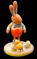 Auktion 363 / Los 14527 <br>Osterhase mit Küken, H-8,5 cm