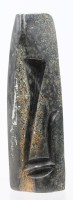 Auktion 364 / Los 15004 <br>Steinskulptur "Gesicht" wohl Serpentine, H-17 cm