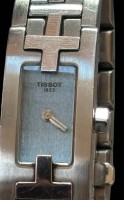 Auktion 364<br>Vintage Tissot 1853 Damen Rechteck Quartz Uhr, Werk läuft