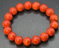Auktion 364<br>Schaumkoralle Zugarmband, Kugeln D-ca. 12 mm