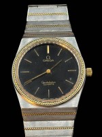 Auktion 364<br>Quartz HAU "Omega" Constellation, Stahl/Gold-750-, Werk nicht geprüft, guter Zustand