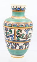 Auktion 364<br>Vase, Handbemalt, signiert H.Lehmann, ca. H-22,5cm