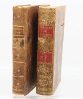Auktion 364 / Los 3002 <br>Monsieur Le Beau, Histoire du Bas-Empire,en commencant a Constantin le Grand-Tome onzieme, 1777 u. 1780, Band 11 u. 17,  Altersspuren
