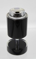 Auktion 364<br>Space Age Tischfeuerzeug, Sarome, Gebruchsspuren, ca. H-13,8cm
