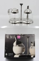 Auktion 364 / Los 15037 <br>Zucker und Sahne-Set, WMF, neuwertig in orig, Karton, ca. H-16cm