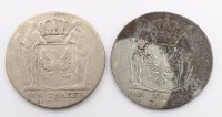 Auktion 364 / Los 6021 <br>2x 1 Thaler, 1794/1796, Friedrich Wilhelm zu Preussen (100)