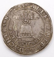 Auktion 364 / Los 6023 <br>Glockenthaler 1643, AUGUSTUS HERTZOG ZU BRAUNS UND LU, (98)