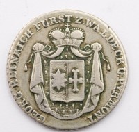 Auktion 364 / Los 6029 <br>3   Thaler (1/3 T), 1824, Silber, Fürst zu Waldeck