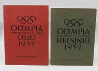 Auktion 364<br>2x Sammelalben, Olympia 1952, kompl.