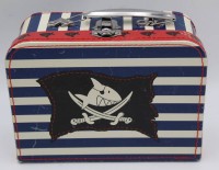 Auktion 364 / Los 12023 <br>kl. Handkoffer mit 23 div. Geschicklichkeits-Spielen mit 2 Kugeln, H-8,5 cm, 15x20 cm