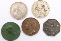 Auktion 364 / Los 6041 <br>5x div. Medaillen, Frankreich/Deutschland, D-max. 4 cm